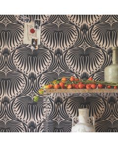 Farrow and Ball Tapete in Design Lotus Large BP 2063